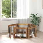 Koerav&auml;rav koos aluspuudega 6 pcs vana puit 80 x 60 cm