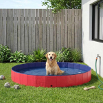 Koera bassein punane &oslash;300 x 38 cm paks pvc
