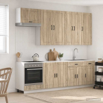 K&ouml;&ouml;k &uuml;ksus porto 8 pcs sonoma tamm tehispuit