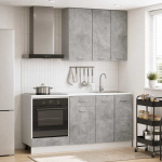 K&ouml;&ouml;k &uuml;ksus lyon 5 pcs betoonhall tehispuit