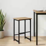 Baaritool artisan tamm 40 x 32 x 74 cm tehispuit