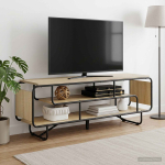 Telerialus 140 x 36 x 45 cm sonoma tamm tehispuit