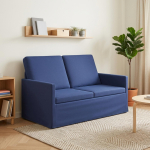 2-kohaline diivan politsei sinine 130 x 81 x 82 cm samet