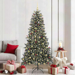Tehisj&otilde;ulupuu roheline 210 cm pvc, plastikk ja teras