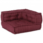 Modulaarne diivan 3 pcs bordeaux kangas