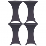 Venivad lauakatted 4 tk 80 cm antratsiithall