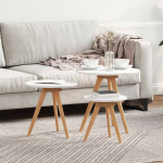 Kohvilaud pruun 50 x 50 x 46 cm p&auml;hklipuit