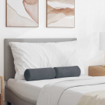 Padjad 2 pcs tumehall &oslash; 15 x 40 cm korter kangas