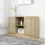 Puhvetkapp sonoma tamm 120 x 30,5 x 70 cm tehispuit