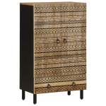 Highboard 60x33,5x100 cm t&auml;ispuidust mango