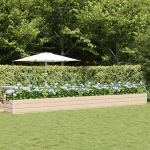 Taimekast ebarealne 600 x 80 x 45 cm teras