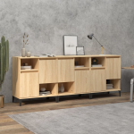 Puhvetkapid 3 tk, sonoma tamm, 60 x 35 x 70 cm, tehispuit