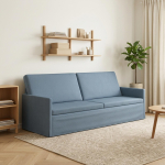 3 kohaline diivan sinine 220 x 81 x 82 cm korter kangas