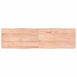 Lauaplaat, helepruun, 180 x 50 x (2-6) cm, t&ouml;&ouml;deldud t&auml;ispuit