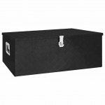 Hoiukast, must, 100 x 55 x 37 cm, alumiinium