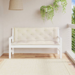 Aiapingi istmepadjad 2tk, kreemvalge, 150x50x7cm, oxford-kangas