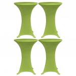 Venivad lauakatted 4 tk 60 cm roheline