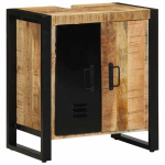 Vannitoa kapp ladustamisega pruun 55 x 35 x 60 cm mangopuit