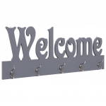 Seinale kinnitatav riidenagi, welcome, hall, 74 x 29,5 cm