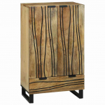 K&otilde;rge kapp sahtliga pruun 60 x 33 x 100 cm mangopuit