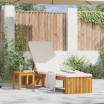 Lamamistool padjaga 1-isik pruun 200 x 55 x 94cm akaatsiapuit