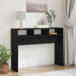 Konsoollaud must tamm 105 x 30 x 80 cm tehispuit
