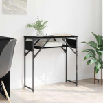 Konsollaud must tamm 75x30x75cm tehispuit