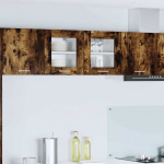 Seinakapp riga 2 pcs suitsetatud tamm 40 x 31 x 40 cm tehispuit