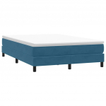 Box vedruvoodi ilma madratsita tumesinine 140x210 cm samet