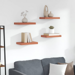 Seinariiul 4 pcs punane 40 x 23,5 x 4 cm tehispuit