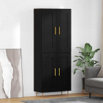 K&otilde;rgushein must tamm 69,5 x 34 x 180 cm tehispuit