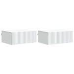 Seinale kinnitatav &ouml;&ouml;tis sahtliga 2 pcs valge 49 x 34,5 x 20 cm