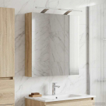 Vannitoa peeglikapp sonoma tamm 60 x 14,5 x 70 cm tehispuit