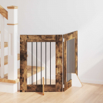 Koerav&auml;rav koos aluspuudega 2 pcs suitsutatud tamm 60 x 60 cm
