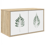 Seinale paigaldatav tv kapp hanau 69 x 33 x 40 cm sonoma tamm