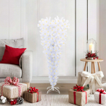 Tehisj&otilde;ulupuu koos 150 led-iga valge 120 cm pvc ja teras