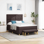 Karbi vedrumadrats peaga tumepruun 200 x 140 cm kangas