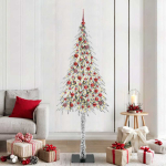 J&otilde;ulupuu koos 300 led-iga koos alusega valge 210 cm pe ja teras