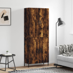 K&otilde;rge kapp, suitsutatud tamm, 69,5 x 34 x 180 cm, tehispuit