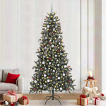 Tehisj&otilde;ulupuu roheline 240 cm pvc, plastikk ja teras