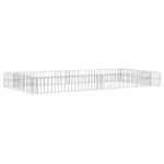 Gabioon-taimelava, tsingitud teras, 200 x 100 x 20 cm