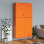 Garderoob, oranž, 90 x 50 x 180 cm, teras