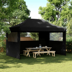 Kokkupandav pop-up peotelk 3 k&uuml;lgseinaga, must