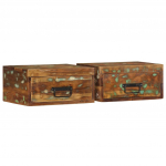 Seinale kinnitatavad &ouml;&ouml;kapid, 2 tk, taastatud puit