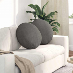 Istumispatjad 2 pcs helehall &oslash; 50 cm korter kangas