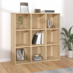 Raamaturiiul sonoma tamm, 98 x 29 x 97,5 cm tehispuit
