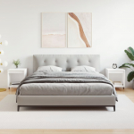 &Ouml;&ouml;kapid 2 tk, valge, 40 x 35 x 50 cm, tehispuit