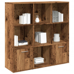 Raamatukapp vana puit 98x29x97,5 cm engineered wood