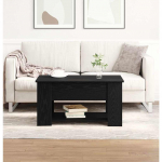 Kohvilaud must tamm 79 x 49 x 41 cm tehispuit