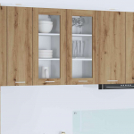 Seinakapp uksega riga k&auml;sit&ouml;&ouml;puu 40 x 31 x 80 cm tehispuit